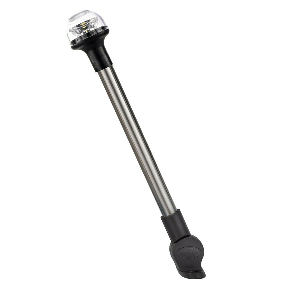 14" Chrome Folding Boat Stern Led Light Pontoon Bimini Led Light Marine