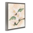 thumbnail image 3 of Stupell Industries Dimensional Magnolia Blooms Gray Framed Floater Canvas Wall Art design by Chris Paschke, 18 x 18, 3 of 9