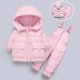 thumbnail image 2 of Abrigo De Invierno Para Bebé, Niños, Niñas, Estampado De Lunares, Chaqueta Gruesa, Pantalones Con Correa, Traje De Dos Piezas Odeerbi LM103-2567, 2 of 9