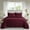 Burgundy, variant on Moonlight20015 Twin Quilt Set Reversible Lightweight Bedspread with 1 Shams All-Season Comfort in Beige