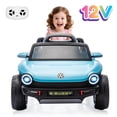 thumbnail image 1 of Licensed Volkswagen Beetle Ride-On Car for Kids, 12V Electric Vehicle, 4-Wheeler Toy Car with Remote Control, LED Headlights, Horn, USB Music Player, 1 of 6