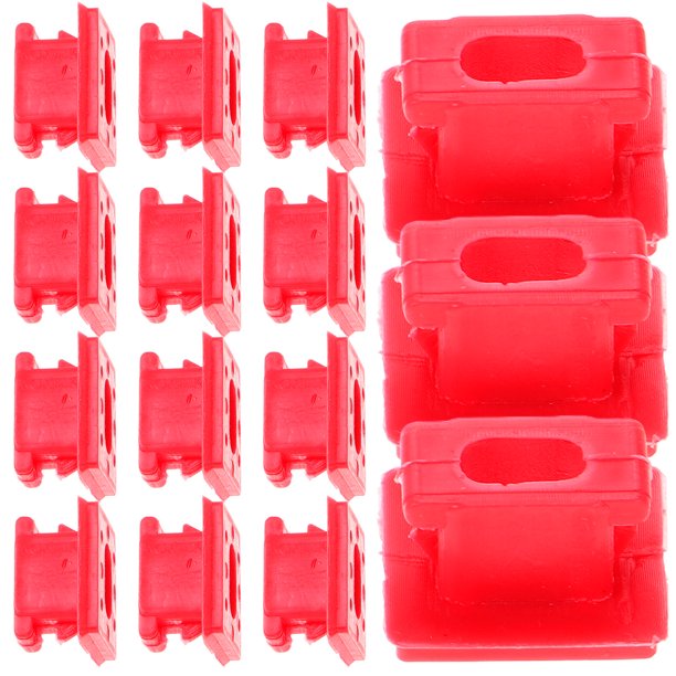 Hytrove 50Ud Sujetadores De Nylon Para Paneles De Tablero Rojo Fácil Manejo Y Ajuste En Vehículos Suv Y Camiones