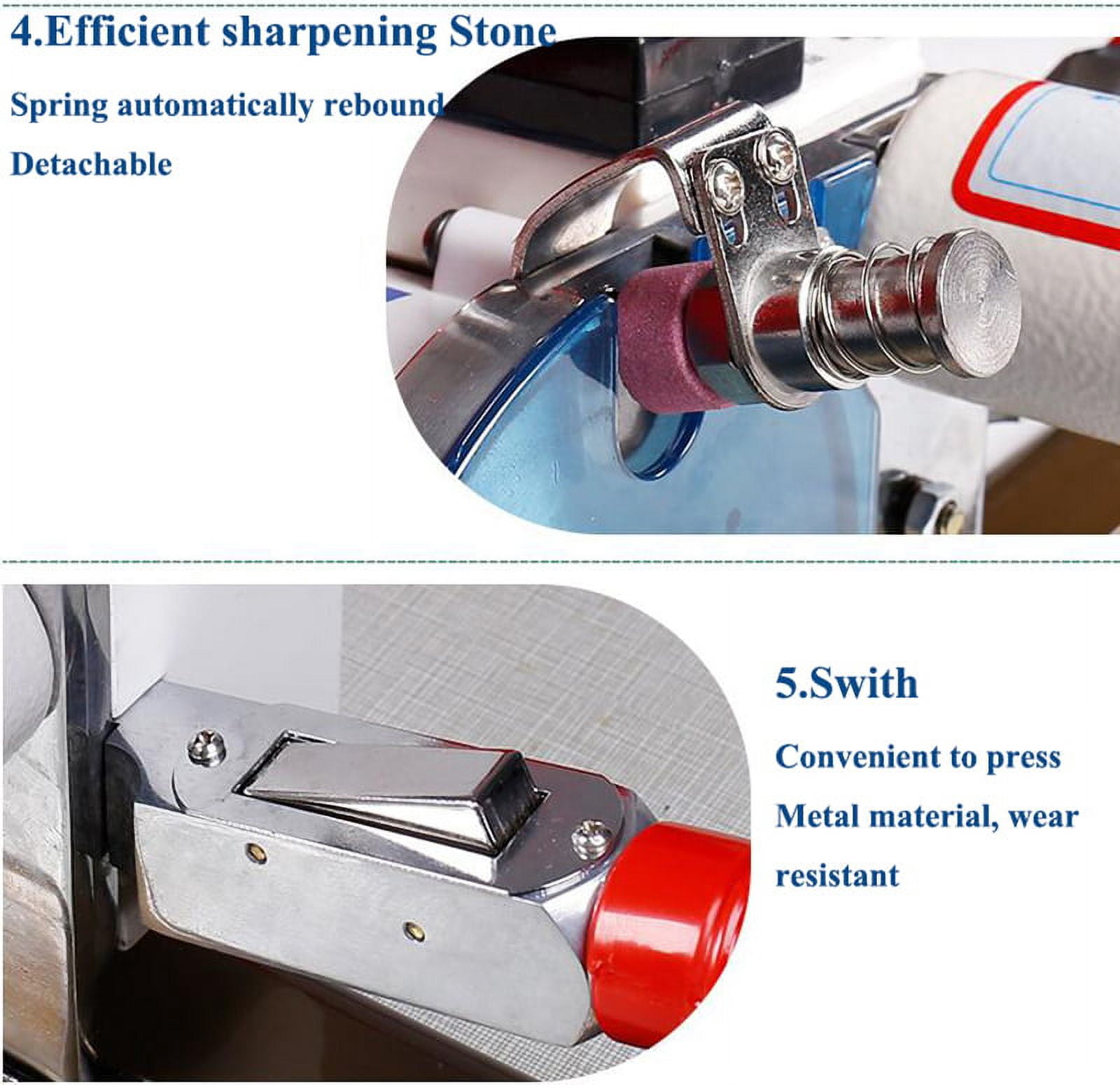 TECHTONGDA High Speed Delay Function Fabric End Cutter w/86.6"(220cm) Rack & Digital Counter