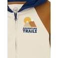 thumbnail image 3 of Wonder Nation Little Boy Long Sleeve Zip Up Hoodie, Sizes 4-10, 3 of 3