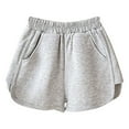 thumbnail image 2 of Girls' Shorts Stretchy Denim Shorts Girls Girls Summer Shorts Toddler Athletic Comfortable Stretchy Casual Beach Yoga Basic Solid Active Playwear, 2 of 5
