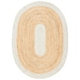 thumbnail image 2 of SAFAVIEH Braided Carina Bordered Reversible Area Rug, Beige/Natural, 5' x 7' Oval, 2 of 11
