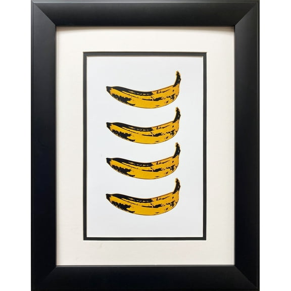 Andy Warhol "Banana" CUSTOM FRAMED Pop Art Generic