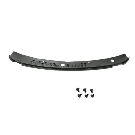 Mustang Wiper Parts (BROCK IMPROVED 2-Piece Windshield Wiper Cowl Grille Vent Cover Panel Hood Assembly OEM Replacement for 99-04 Ford Mustang)
