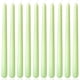 thumbnail image 1 of 10 velas cónicas de color verde claro de Yiflyer, 25 cm, sin perfume, paquete de 10, 1 of 9