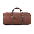 thumbnail image 3 of Genuine goat leather handmade duffel bag, Travel bag, Gym bag, Overnight weekender bags, 3 of 6