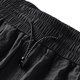 thumbnail image 4 of Ceisia Men's Solid Color Water-Repellent Lantern Cargo Pants with Elastic Drawstring Waist Black XXXXXL Gifts, 4 of 9