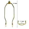 thumbnail image 3 of SLIP UNO Adapter Converts most 14" high Lamp  Shades to fit on SLIP UNO Lamp Base (1 7/16" opening) - 11"h, 3 of 6