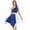 Royal_Blue, variant on YEAHDOR Womens One Shoulder Asymmetrical Hem Lyrical Dance Dress Stage Show Costume Burgundy XL