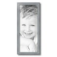 thumbnail image 2 of ArtToFrames 8x20 Inch Silver Picture Frame, This Silver Wood Poster Frame is Great for Your Art or Photos, Comes with Regular Glass (4319), 2 of 8
