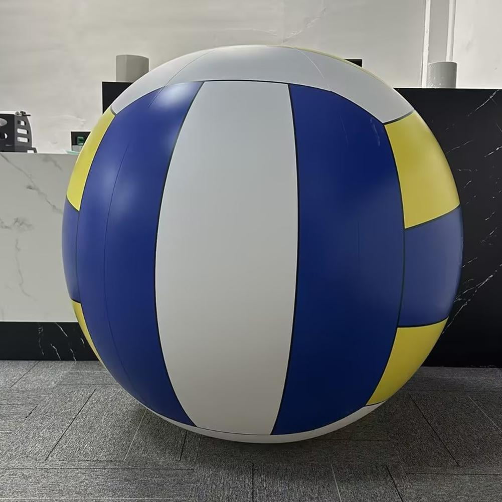 QHUDLV YXRRVING New Pvc Inflatable Beach Volleyball Big Football Ball Meeting Outdoor Team Bui Sports Grass Fun N2m1 Volleyball Beach Ball