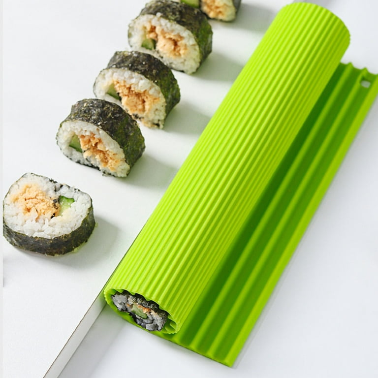 LINASHI Non-stick Sushi Mat Sushi Roller Curtain Professional Grade  Silicone for Even Sushi Rolls Diy Food Rolling Rice Rolling Maker Cake Roll  Pad Sushi 