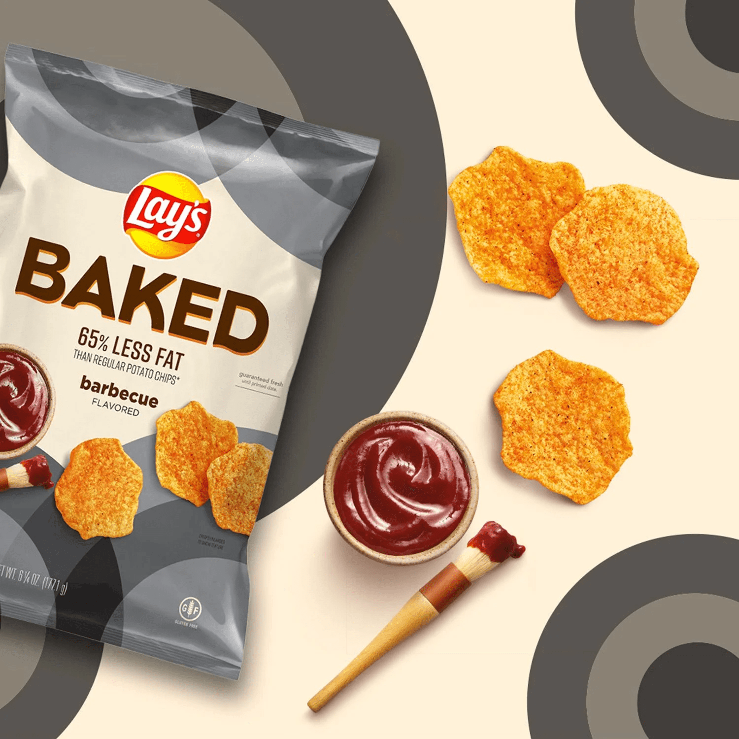 Frito-Lay Baked Mix Chips, Variety Pack, 30 ct with bowl by OMA