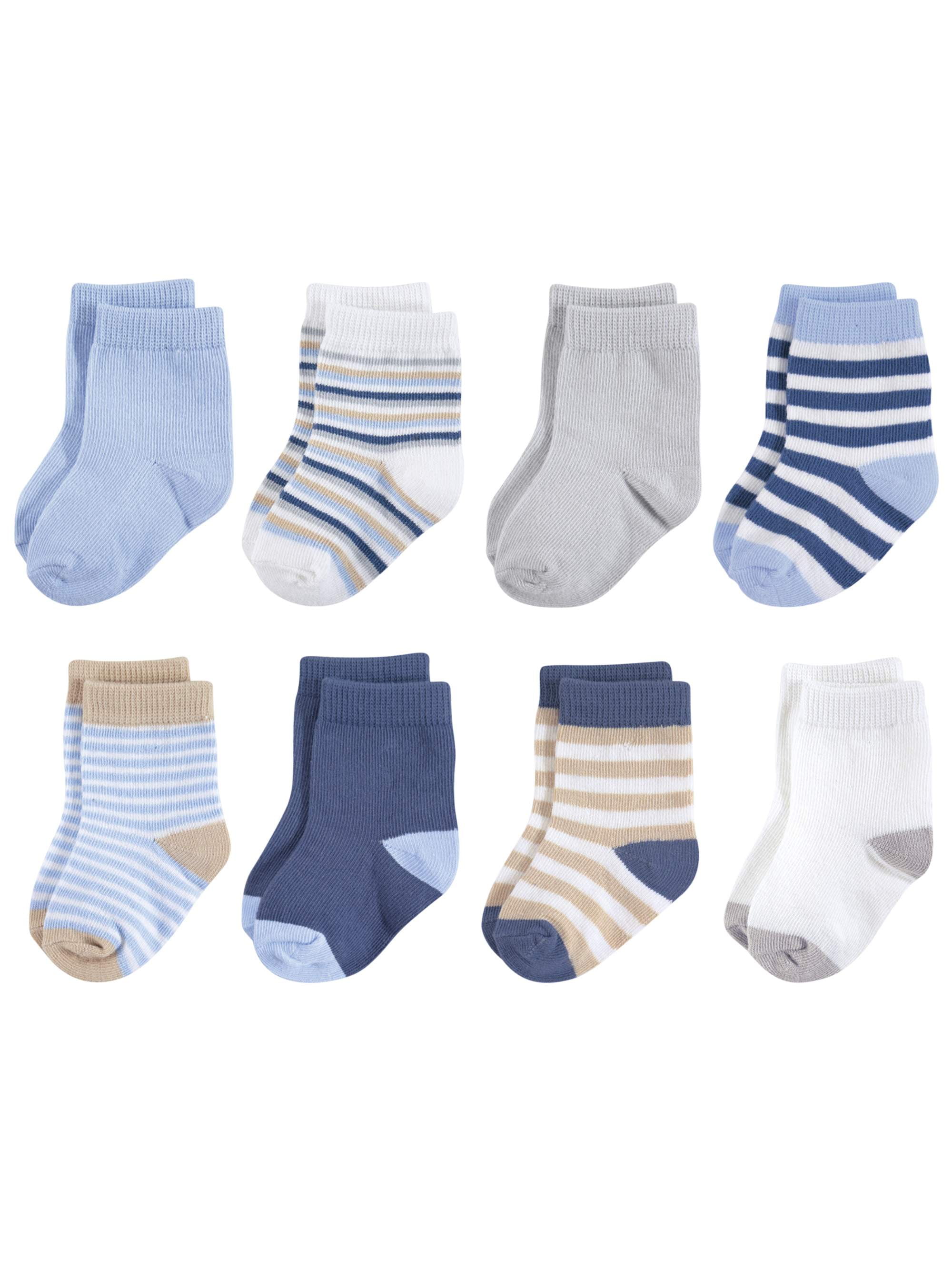 Touched by Nature - Organic Socks, 8pk (Baby Boys) - Walmart.com ...