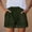 #0081-Army Green, variant on Womens Drawstring Loose Pants, Solid Linen Blend Wide Leg Trousers, Casual Beach Long Bottoms with Pockets Gift