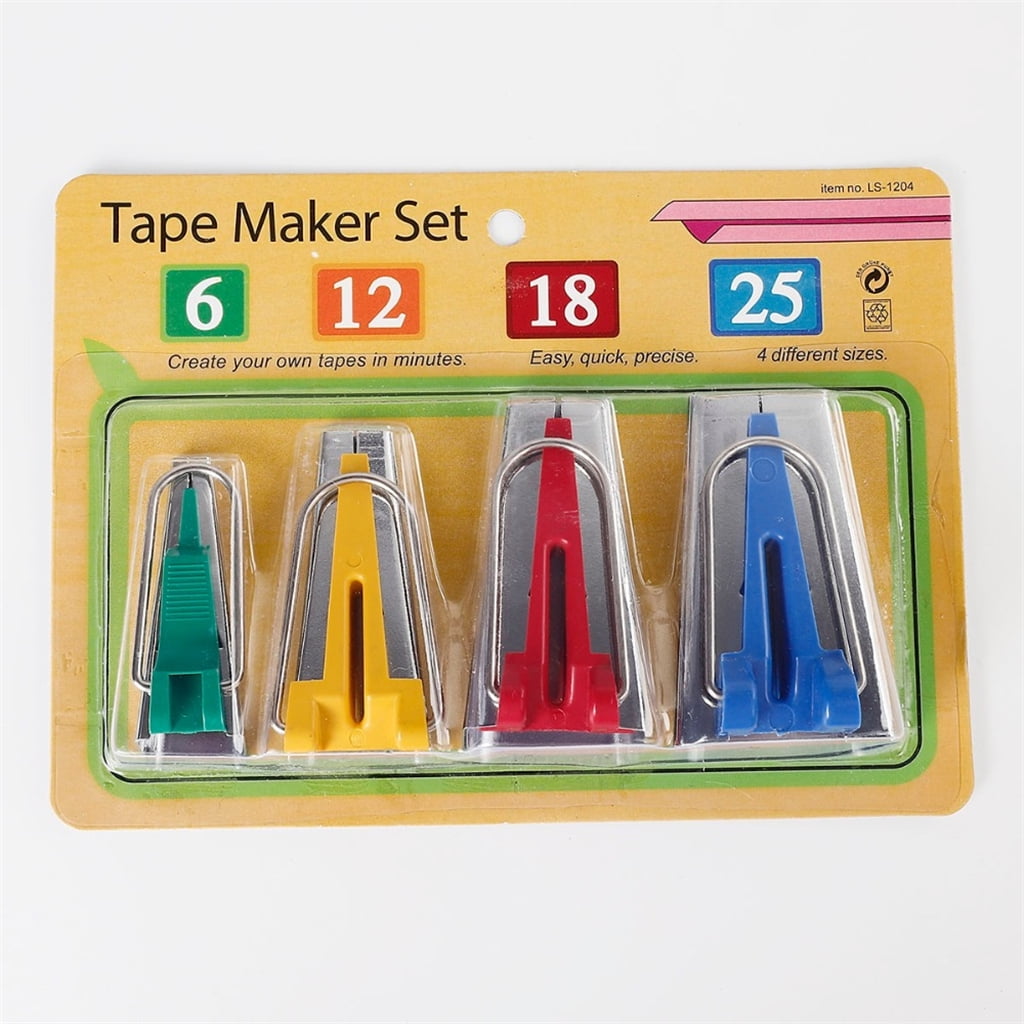 Sewing Accessories Bias Tape Makers 4 size 6mm 12mm 18mm 25mm bias
