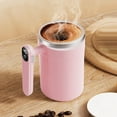 thumbnail image 4 of 1 Pc Self Stirring Coffee Mug with Temperature Display, Rechargeable Stirring Mug, Automatic Self Stirring Cup with Lid, for Coffee, Milk and Other Beverages, 4.84x3.43x5.79 Inch, Pink, 4 of 4