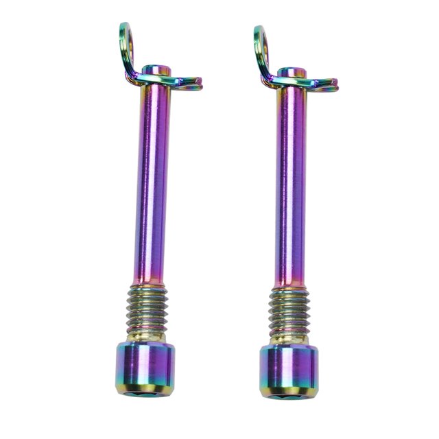Mosiee Titanium-Bolts For Bicycle Disc Brake Pad Threaded Pin Inserts Screw Pin Insert Caliper Screw Hydraulic Disk Bike Cycling Acces