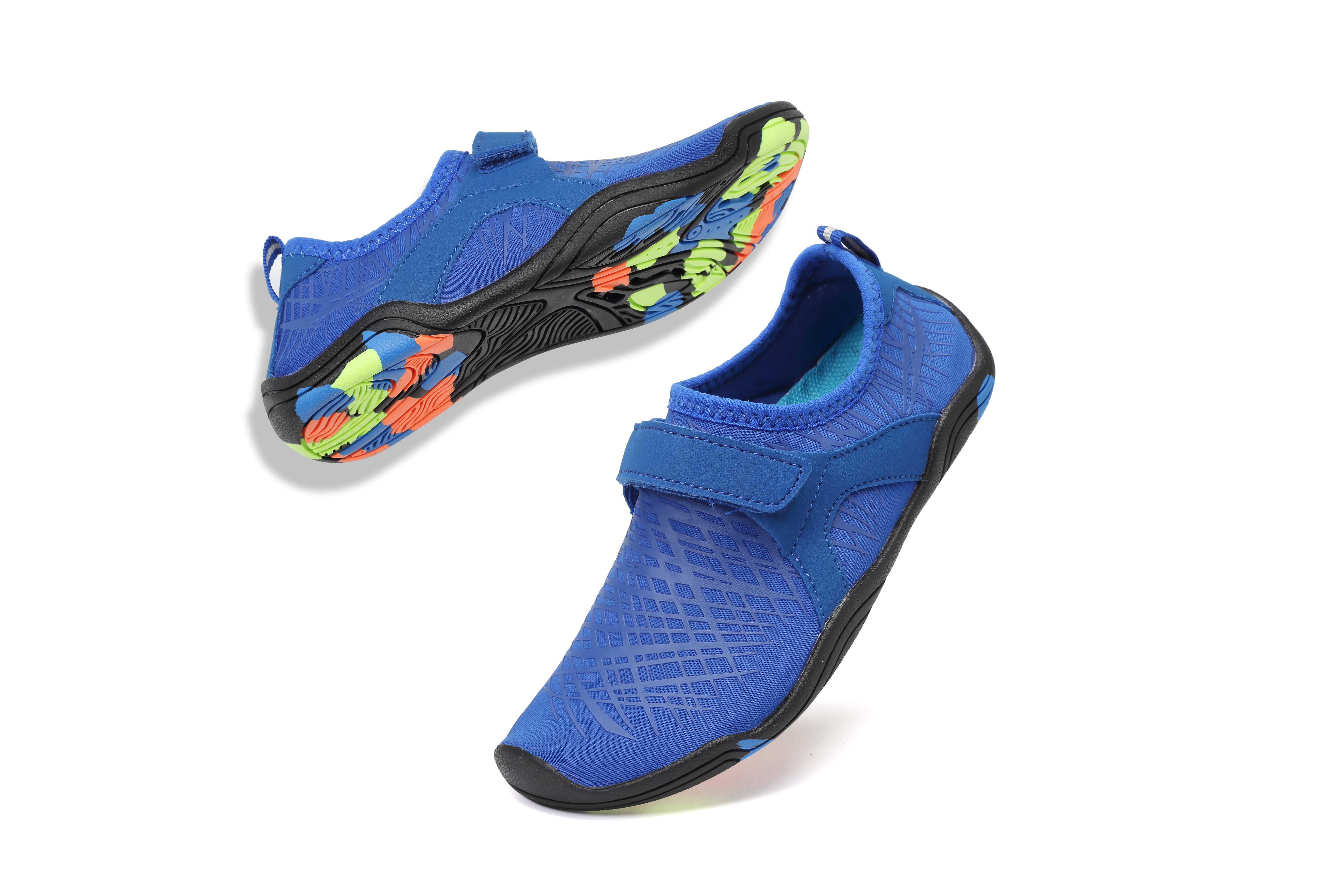 Toddler/Little Kid/Big Kid FANTURE Girls & Boys Water Shoes Lightweight Comfort Sole Easy Walking Athletic Slip on Aqua Sock 