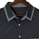 thumbnail image 4 of Ceisia Men Solid Color Casual Fashion Short Sleeve Turndown Collar Button Gift Front Daily Outdoor Versatile Shirt Top, 4 of 8