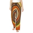 thumbnail image 2 of Lsque Colorful Swirl Print Women's Pajama Pants, Lounge Pant - Comfortable Home Wear,Elastic Waistband, Stylish Design-Small, 2 of 9