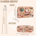 thumbnail image 4 of FORMRS Women Crossbody Purse with Chain Strap Vegan Leather Shoulder Handbag, Pink Christmas Santa, 4 of 7