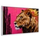 thumbnail image 1 of Cuadro Decorativo Marco Flotante Melena Majestuosa 90x60 Canvas Revolution Marco Blanco, 1 of 3
