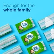 Puffs Plus Lotion Facial Tissues, 8 Family Size Boxes, 124 Tissues per Box