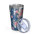 thumbnail image 2 of 16oz Tumblers Pioneer Flower Stainless Steel Vacuum Insulated Double Wall Travel Tumbler Cups Mug with Lid and Straw,Cleaning Brush for Coffee,Tea, 2 of 4