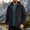 Black, variant on FEIIBMOYRIA Men's Outdoor Jackets Men Full Zipped Hooded Water Repellent Windbreaker Jackets Casual Solid Color Basic Comfy Coats for Daily Commute Outdoor Sports Wear