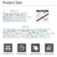 thumbnail image 3 of Yayeee Faucet Mat for Kitchen Sink 14.7" Diatomite Long Splash Guard Pad, Forget Me Not, 2 Pack, 3 of 7