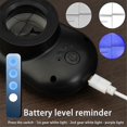 thumbnail image 4 of 40X Double Glass Lens Magnifier with Bright LED Lights(3 Modes), Handheld Jewelers Magnifying Glass for Coins Stamps, 4 of 5
