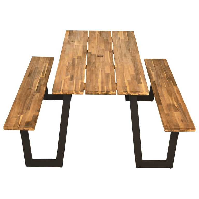 Amazon.com: Giantex 6 Person Wooden Picnic Table Set with