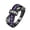 Purple blue black, variant on Electroplated Geometric Metal Ring with Amethyst Accents and Diamond Detailing Individually Packed Ring European American Fashion Jewelry
