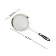 thumbnail image 2 of LOLIPPYY 20cm Black Stainless Steel Colander Kitchen Strainer Lightweight Rust Resistant for Cooking and Baking, 2 of 8
