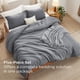 thumbnail image 4 of Juego completo de edredón Bedsure, 5 piezas, ropa de cama bohemio gris oscuro, 4 of 9