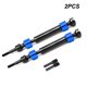thumbnail image 3 of Eje de impulsión dividida Servicio de larga duración MIANO MANZANDO INSTALACIÓN HIJO INSTALACIÓN Eje de peso ligero RC Reemplazo de accesorios para MAXX BLUE 2 PIEZAS seitruly FN001665-02, 3 of 5