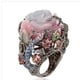 thumbnail image 2 of Con Rose Anillo Joyería Vintage Anillos exagerados, 2 of 8