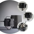 thumbnail image 3 of 2 Pcs Coffee Maker Filter Reusable Strainer Dripper Metal Onion ABS Resin and 304 Stainless Steel, 3 of 6
