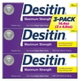 thumbnail image 6 of Desitin Maximum Strength Zinc Oxide Diaper Rash Paste, 4 Ounce (Pack of 3), 6 of 6