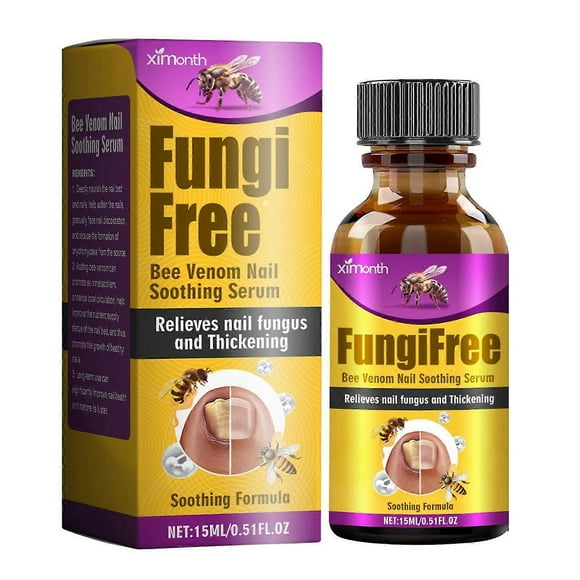 Natural Nail Growth Serum, Nails Onychomycosis Treatment Liquid, Anti-Fungal, Strengthening & Nail Repair Liquid for Toenails, No Skin Irritation