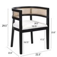 thumbnail image 3 of DINING CHAIR(beige+black-2287H) Set of 2, 3 of 11