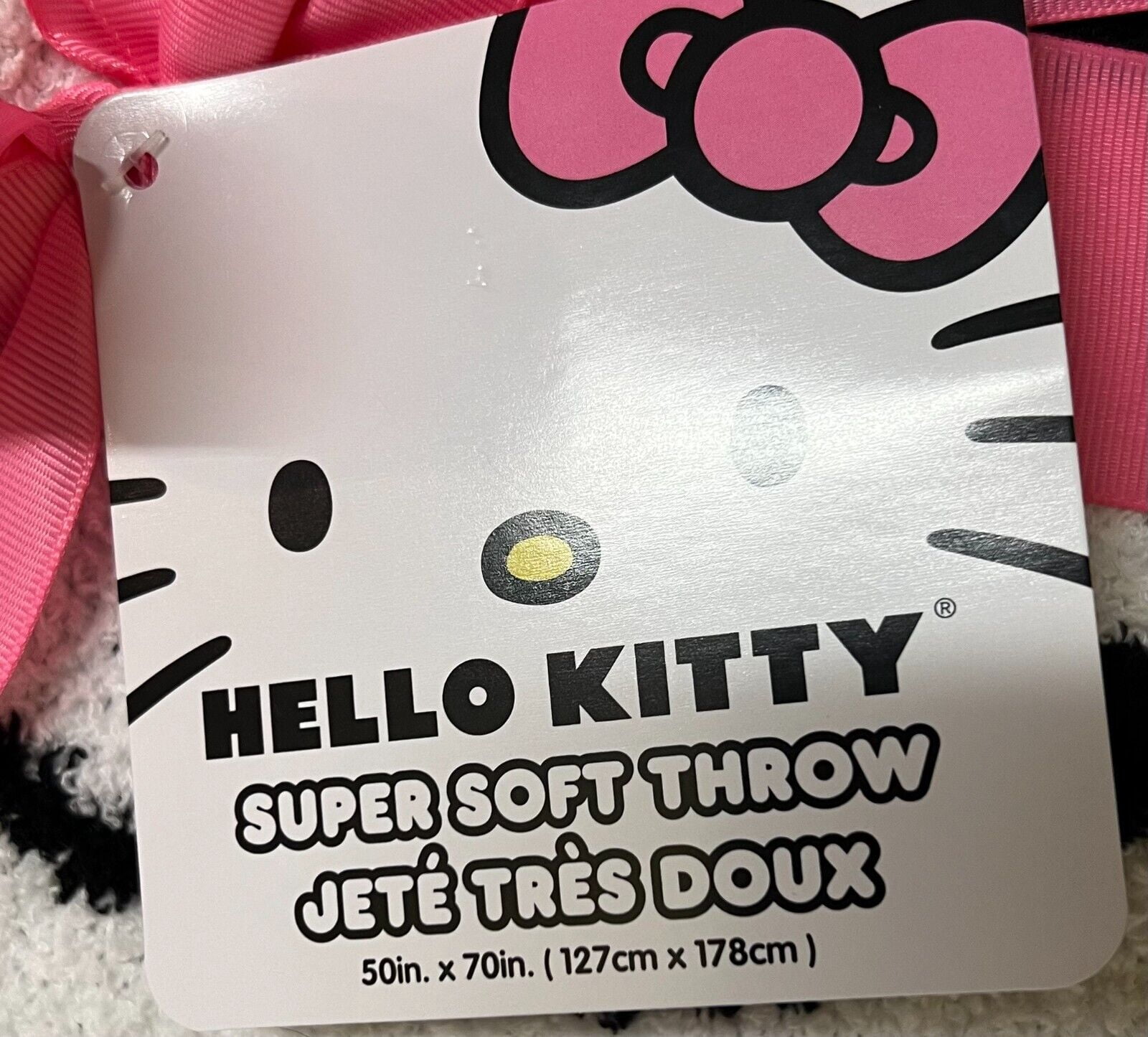 Hello Kitty spring super soft reversible throw blanket