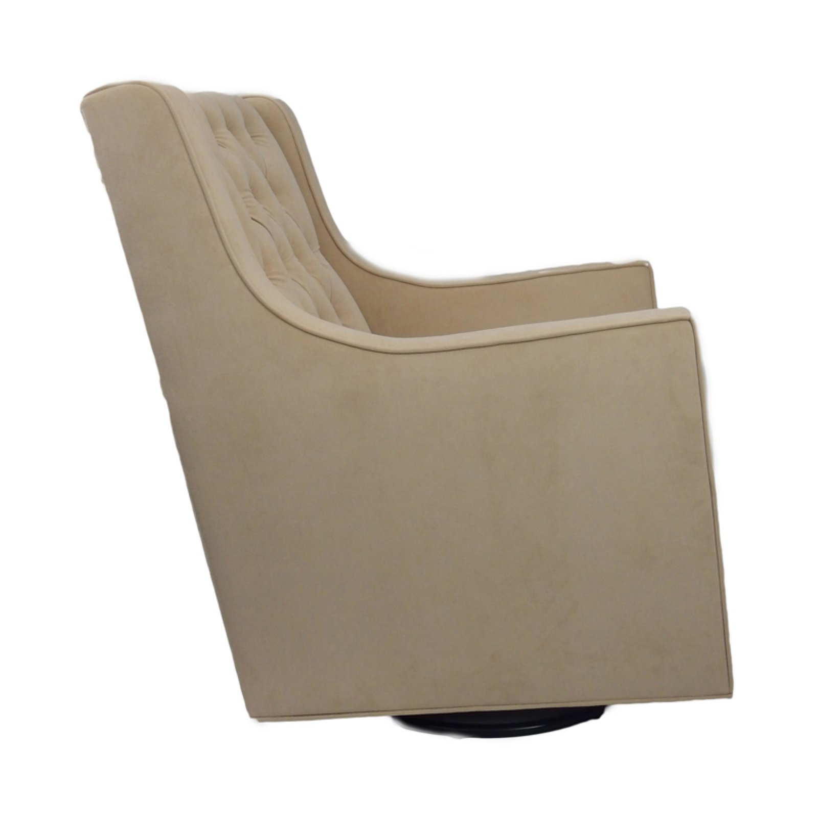Beverly Fine Furniture 80328 Tr-s Chic Glider Buckwheat Bella Velvet