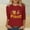 #382-Red, variant on Womens T Shirts Three Quarter Sleeve Loose Fit Crew Neck Oktoberfest Beer Print Solid Soft Breathable Top for Festival Gift