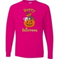 thumbnail image 3 of Inktastic Happy Halloween Kittens in Pumpkin Long Sleeve T-Shirt, 3 of 5